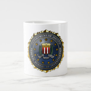 Caneca De Café Grande Emblema do FBI
