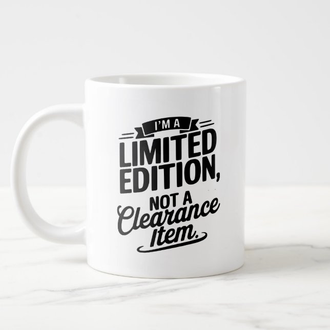 Caneca De Café Grande Empoderamento - Você não está à venda, você é excl (Esquerda)