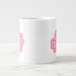 Caneca De Café Grande (EN) Senhora Presidente Mug - Interior rosa e tipo