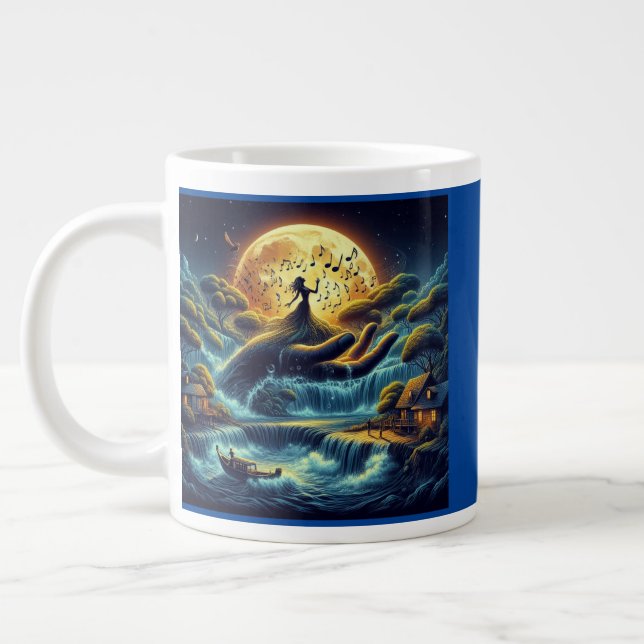 Caneca De Café Grande Encantando Serenata de Lua (Esquerda)