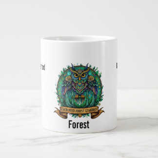 Caneca De Café Grande Enchanted Forest Guardian