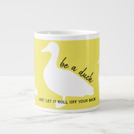 Caneca De Café Grande Encorajamento Seja Um Pato