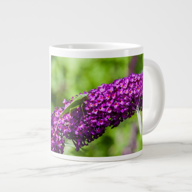 Caneca De Café Grande energia do katydid (Frente Esquerda)