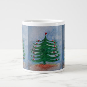 Caneca De Café Grande Enfeite de árvore de Natal