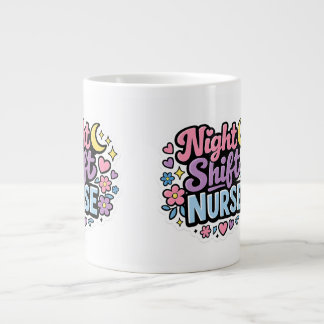 Caneca De Café Grande Enfermeira do Turno da Noite Porta-Chaves | Presen