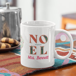 Caneca De Café Grande Enfermeiro de Noel de Natal Personalizado Bonito P