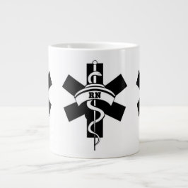 Caneca De Café Grande Enfermeiros RN
