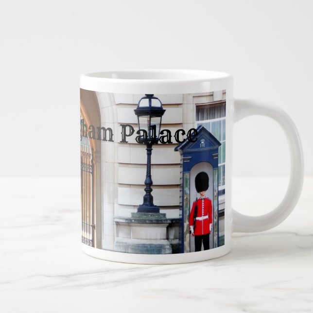 Caneca De Café Grande England Turismo London Palace Buckingham (Direita)