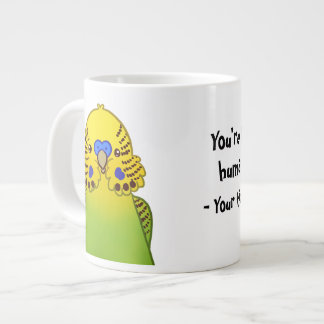Caneca De Café Grande Engraçado Budget Mug - Melhor Humano De Sempre