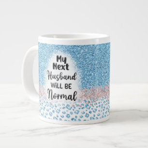 Caneca De Café Grande Engraçado Divorre Café Mug para Ela, Próximo Marid