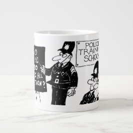 Caneca De Café Grande Engraçado Escola de Formação de Polícia do Reino U