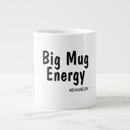 Caneca De Café Grande Engraçado Planejador de Eventos Jumbo Mug [Persona
