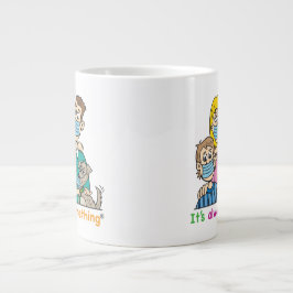 Caneca De Café Grande ENGRAÇADO quando o inesperado CORONAVIRUS acontece