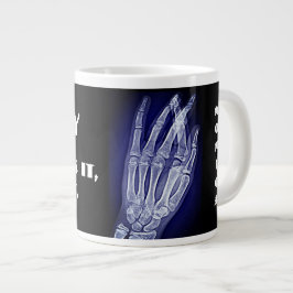 Caneca De Café Grande Engraçado raio-X. Você quebra, eu pego" e coloca o