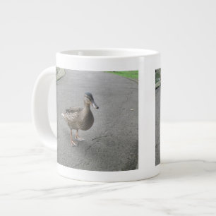 Caneca De Café Grande Engraçado Waddling Duck Mug