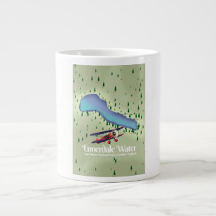Caneca De Café Grande Ennerdale Water , Poster de viagens de distrito do