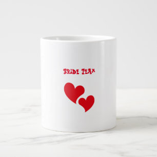 Caneca De Café Grande Equipe da noiva