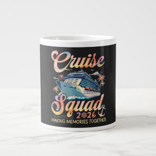 Caneca De Café Grande Equipe de Cruzeiro 2026 Férias de Verão em Família