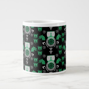 Caneca De Café Grande Escandinávia Viking Norsêmen Home Decor