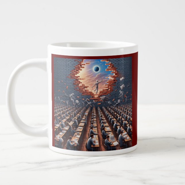 Caneca De Café Grande Escape from the Matrix: Surreal Exam Room (Esquerda)