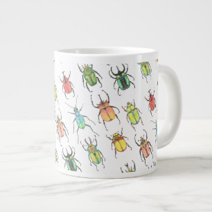 Caneca De Café Grande Escaravelhos
