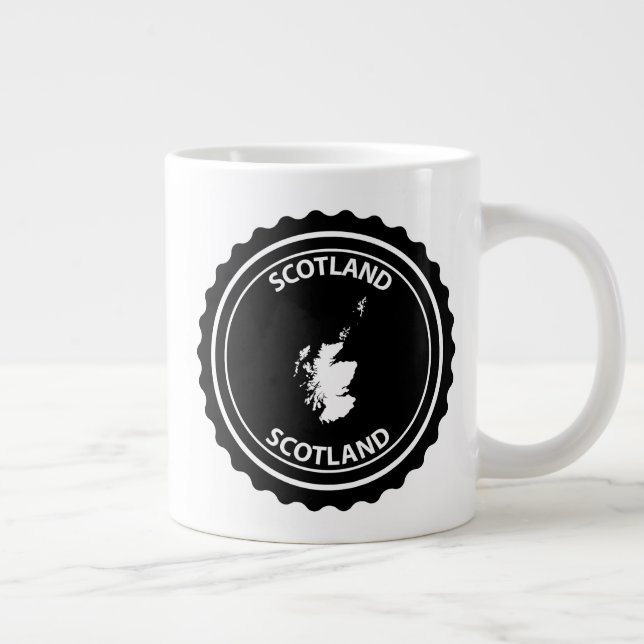 Caneca De Café Grande Escócia (Direita)