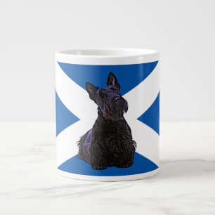 Caneca De Café Grande Escócia/ Rua. Bandeira Andrews/Scottish Terrier
