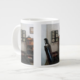 Caneca De Café Grande Escritório do Médico Ocular com Gráfico de Olhos