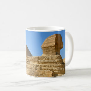 Caneca De Café Grande Esfinge de Gizé com pirâmide de Khafre - Eg