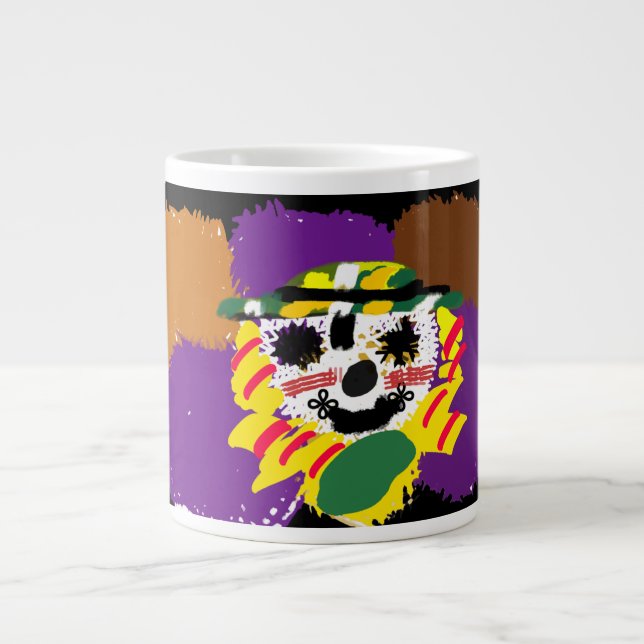 Caneca De Café Grande Espantalho Patch lovey (Frente)