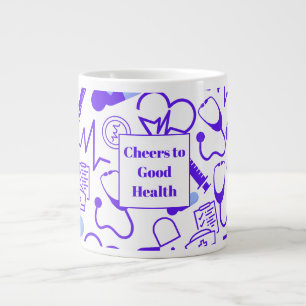 Caneca De Café Grande Especialista em Tema Médico Personalizado