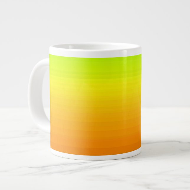 Caneca De Café Grande Espectro de Cores Horizontais -3 (Frente Esquerda)