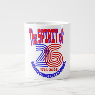 CANECA DE CAFÉ GRANDE ESPÍRITO DE 26 - SEMIQUINCENTENNIAL