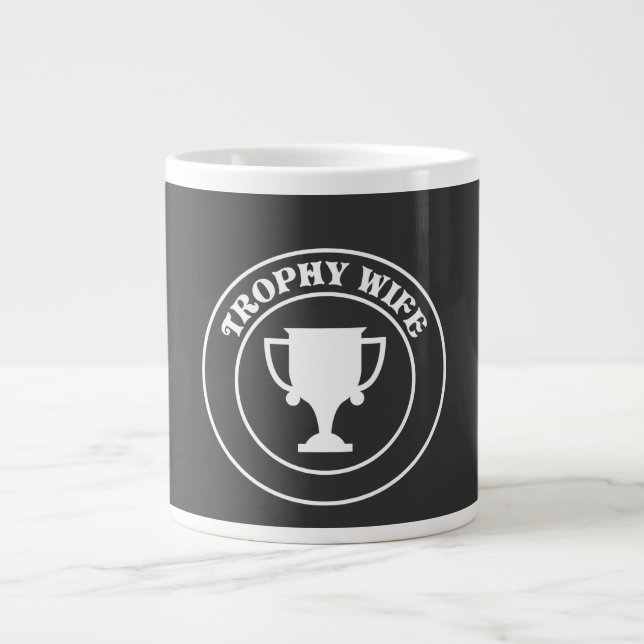 Caneca De Café Grande Esposa Trophy (Frente)