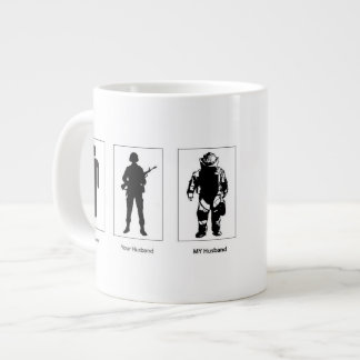 Caneca De Café Grande Esposo EOD café com mulher
