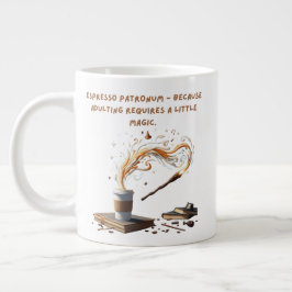 Caneca De Café Grande Espresso Patronum - Um pouco de magia