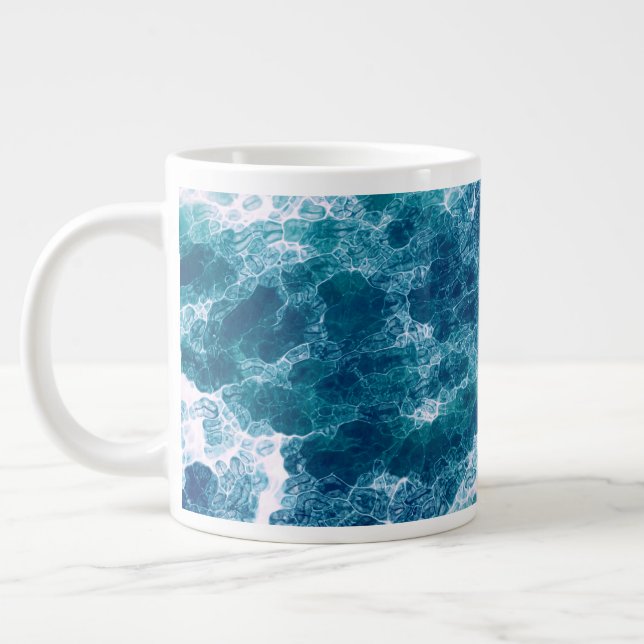 Caneca De Café Grande Espuma marinha (Esquerda)
