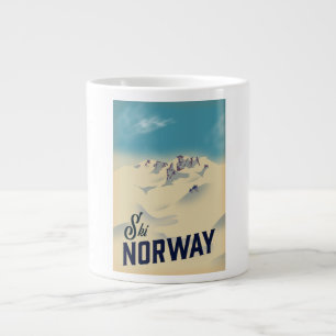 Caneca De Café Grande Esquema Noruega