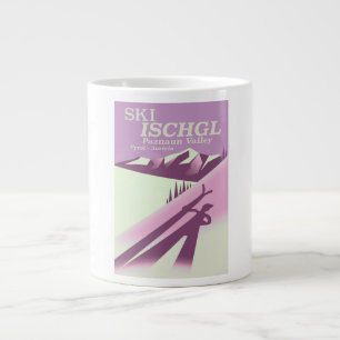 Caneca De Café Grande Esqui Ischgl, Vale de Paznaun Tirol