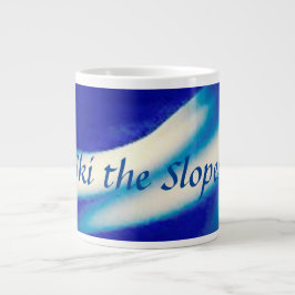 Caneca De Café Grande Esquiar o osso da China