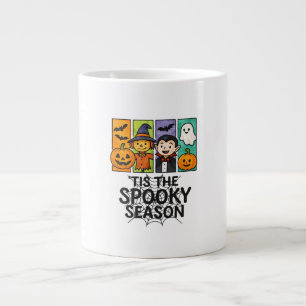 Caneca De Café Grande Esta É A Época Estranha Vampiro Do Halloween Pumpk