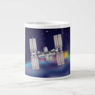 Caneca De Café Grande Estação Espacial Internacional