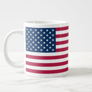 Caneca De Café Grande Estados Unidos da América EUA bandeira patriótica