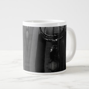 Caneca De Café Grande Estátua Atlas Rockefeller vintage EUA Nova York