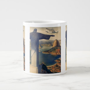 Caneca De Café Grande Estátua Cristo Redentor, Rio De Janeiro, Brasil