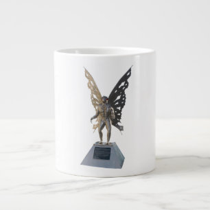 Caneca De Café Grande Estátua de Mothman de Point Pleasant West Virgini