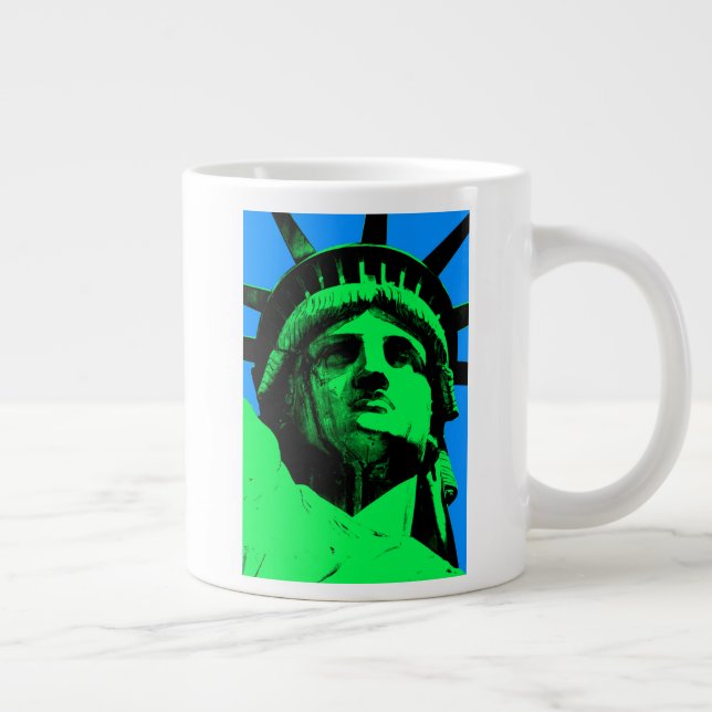 Caneca De Café Grande Estátua de Pop (Direita)