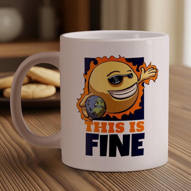 Caneca De Café Grande Este É Um Bela Animação Sobre Aquecimento Global (Criador carregado)