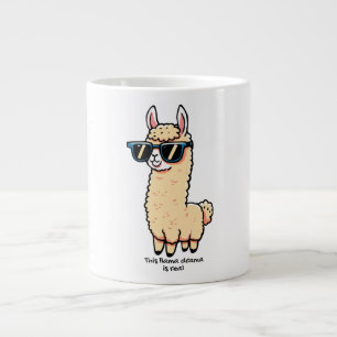 Caneca De Café Grande Este Llama Drama é uma pose esquisita em óculos es