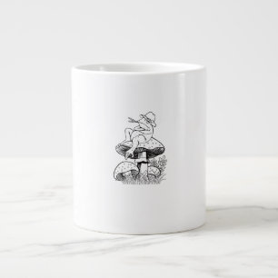 Caneca De Café Grande Estética Cottagecore Sapo Cogumelo Sapo Goblincor
